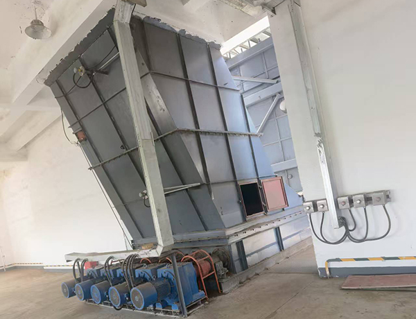 料倉底部設置多排給料轉軸